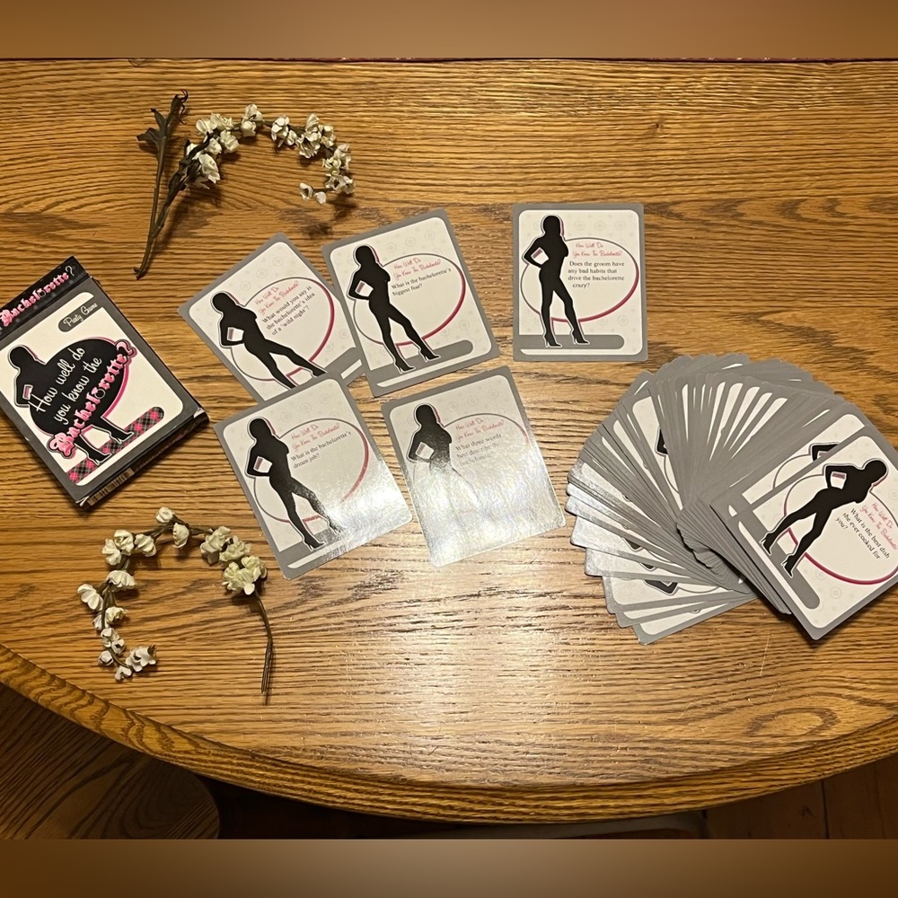 BRIDAL SHOWER GAME LOT (3) Games + Confetti 💗 - Picture 5 of 9